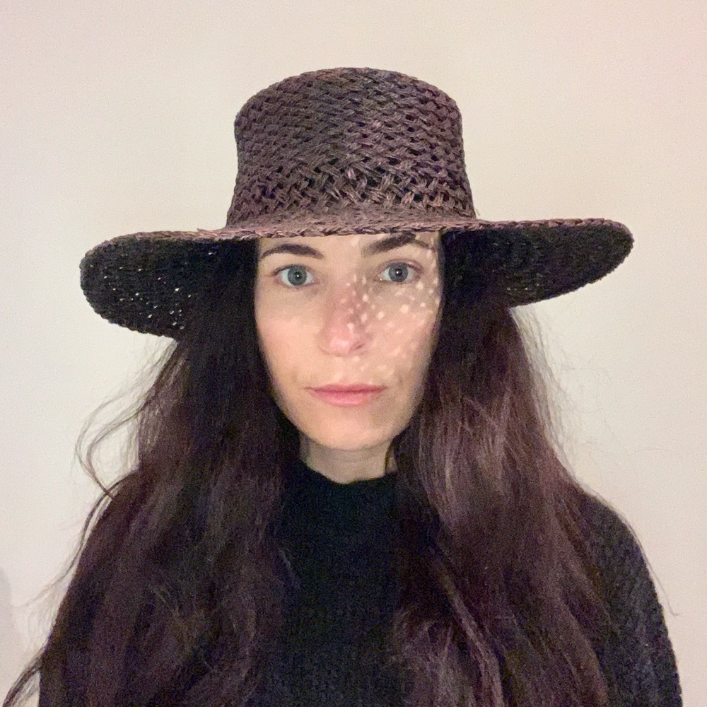 Lack of Color Sunnydip Black Straw Hat